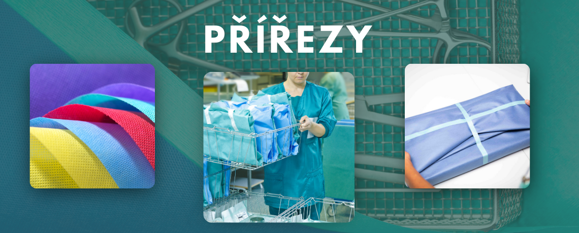 přířezy obaly na sterilizaci