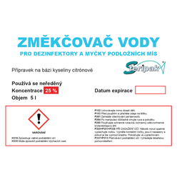 Změkčovač vody pro myčky, 5 l kanystr