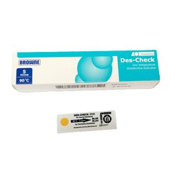 Des-Check indikátor tepelné dezinfekce (90°C/5 min), typ 6, 100 ks/bal.