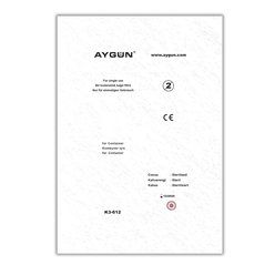 Papírový filtr s indikátorem parní sterilizace pro kontejner DENTAL, 165 x 235 mm, 100 ks/bal.