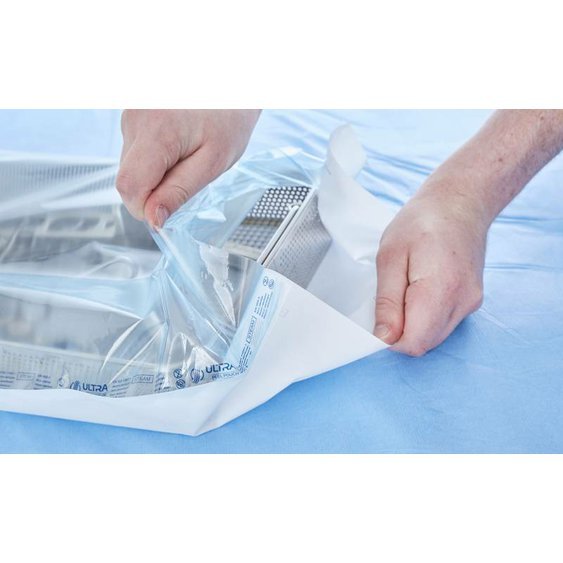 ULTRA zátěžový sáček s ind.parní sterilizace. Pro STEAM, EO, H2O2, 120 x 400 mm, 1000 ks/bal.